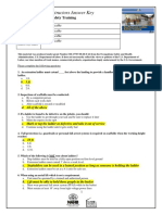 Post Test Answer Key PDF
