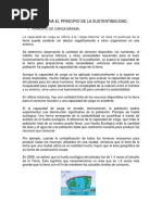 Principios de Sustentabilidad.
