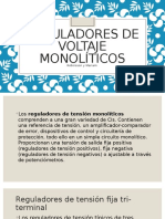 Reguladores de Voltaje Monolíticos