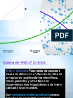 Capacitación Web of Science UNSA