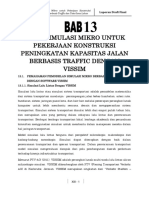 BAB 13 - Hasil Simulasi Mikro Berbasis Traffic Dengan VISSIM