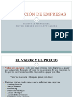 Valoración de empresas con métodos de PER, flujo de caja y valor contable