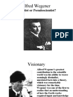 Alfred Wegener: Scientist or Pseudoscientist?