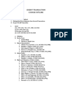 Credit Transaction Course Outline