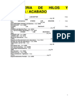 Analisis de Propiedades en Tintoreria y Acabados