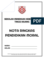 Nota Pendidikan Moral
