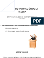 11a Clase de Derecho Procesal Penal (Sistema de Valoración de La Prueba). (1)