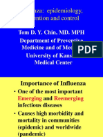 Influenza: Epidemiology, Prevention and Control
