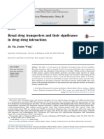 Renal Drug Transporters and Their Signi Ficance in Drug - Drug Interactions