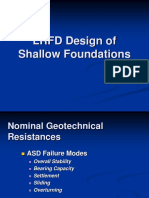 LRFD Design of Shallow Foundations Guide