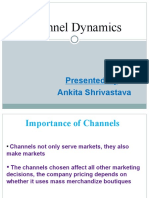 Channel Dynamics: Presented By: Ankita Shrivastava