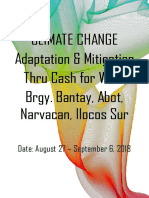 Climate Change Adaptation & Mitigation Thru Cash For Work Brgy. Bantay, Abot, Narvacan, Ilocos Sur