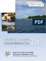 Statistik Daerah Minahasa Utara 2013