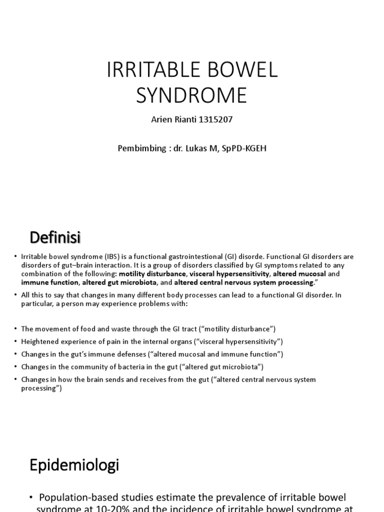 Irritable Bowel Pdf : Dietary advice for patients with Irritable Bowel ...