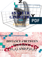 Analytic Geometry