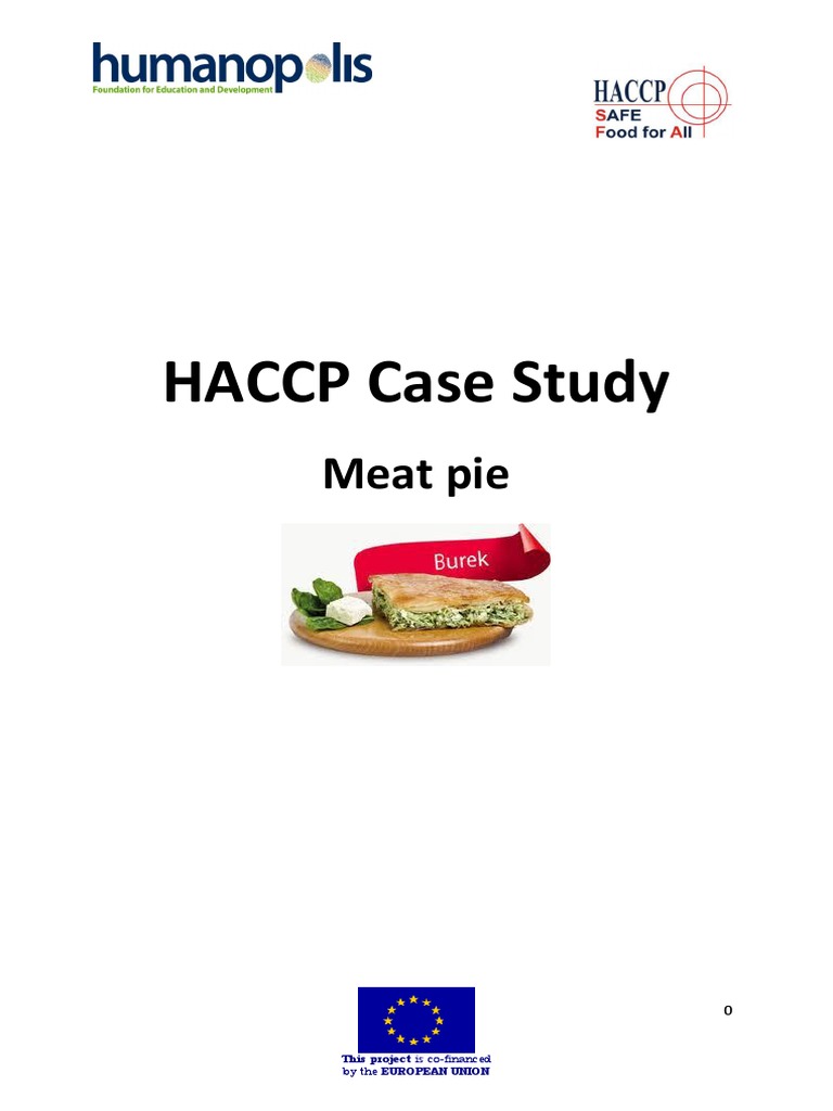 HACCP Case Study Meat Pie | Dough | Meat
