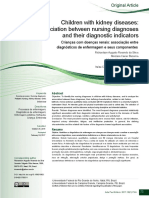 Children With Kidney Diseases: Association Between Nursing Diagnoses and Their Diagnostic Indicators