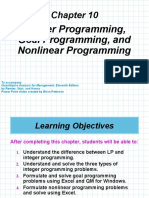 Chap 10 Integer, Goal, and Nonlinear Programming