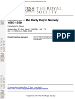 1660-1680 Acoustics in The Early Royal Society:, 155-175 1982 Penelope M. Gouk