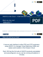 Titelmasterformat Durch Klicken Bearbeiten: ANSYS in The Cloud - A Self Service Portal