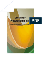 Government Procurement in India - Domestic Regulations Trade Prospects PDF