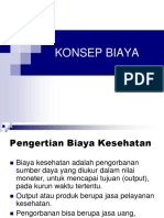 4 Konsep Biaya