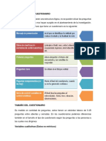 Estructura Del Cuestionario