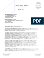 Sen Jeff Merkley Foreclosure Letter 06 Oct 2010