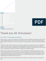 Thank You, Mr Schumann! - Diyparadise