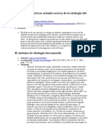 Perspectivas Teóricas Actuales Acerca de La Etiología Del Autismo