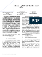 Energy Efficient Street Light Controller For Smart Cities: Abstract-Smart City-Based Electronic Product Applications