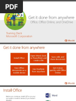 Get It Done From Anywhere: Office, Office Online, and Onedrive