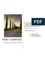 Monografia Foro Simposio