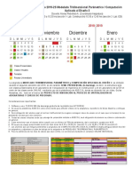 Calendario 2018 Modelado Tridimensional Parametrico