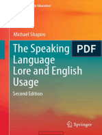 The Speaking Self Language Lore and English Usage