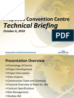 Halifax Convention Centre Bid Summary