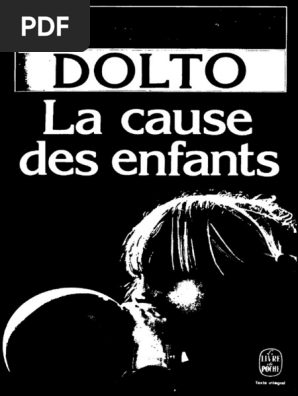 Dolto La Cause Des Enfants Pdf Inceste Homo Sapiens