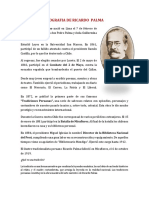 Biografia de Ricardo Palma