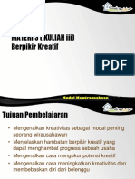 BERPIKIR KREATIF