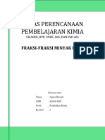 Tugas Perencanaan Pembelajaran Kimia: Fraksi-Fraksi Minyak Bumi