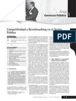 Petitividad y Benchmarking en El Sector Público