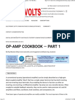 OP-AMP COOKBOOK — Part 1 - Nuts & Volts Magazine - For the Electronics Hobbyist