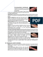 Tipos de Cortes de Carne