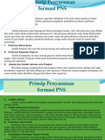 Prinsip-Prinsip Penyusunan Formasi PNS