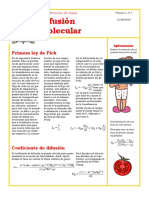 Publicación Difusión Molecular