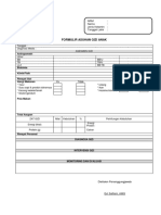 Formulir Asuhan Gizi Anak