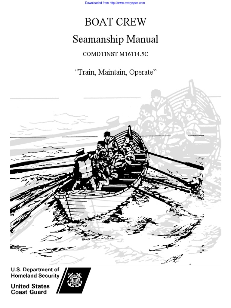 Boat Crew Seamanship Manual Uscg PDF PDF United States Coast Guard