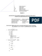 Matematika Kelompok 3 Paket 3