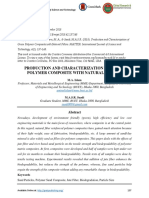 Production and Characterization of Green Polymer Composite With Natural Fillers