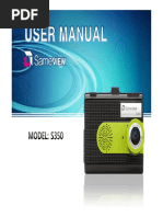 S350 User Manual